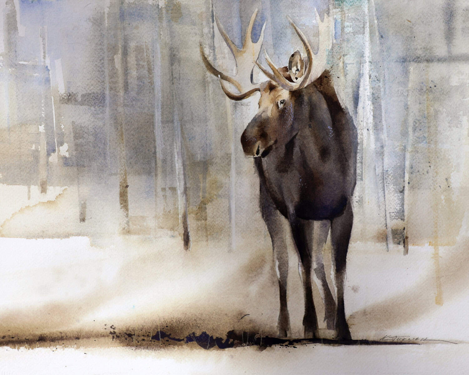 Admits the Aspen - by artist Kathryn Mapes Turner – Turner Fine Art