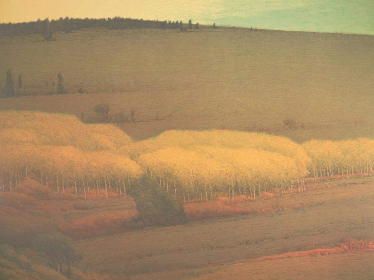 Boulder Valley Fall - by artist Russell Chatham – Turner Fine Art