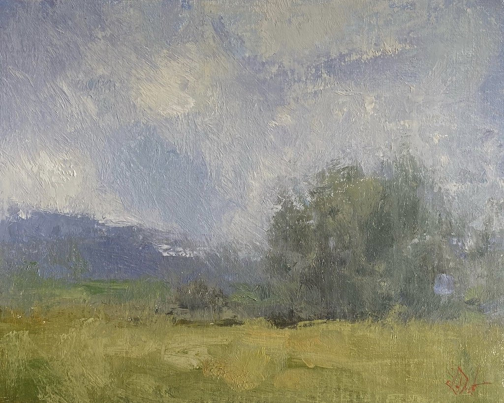 Breath of an Oncoming Storm - by artist Lamya Deeb – Turner Fine Art