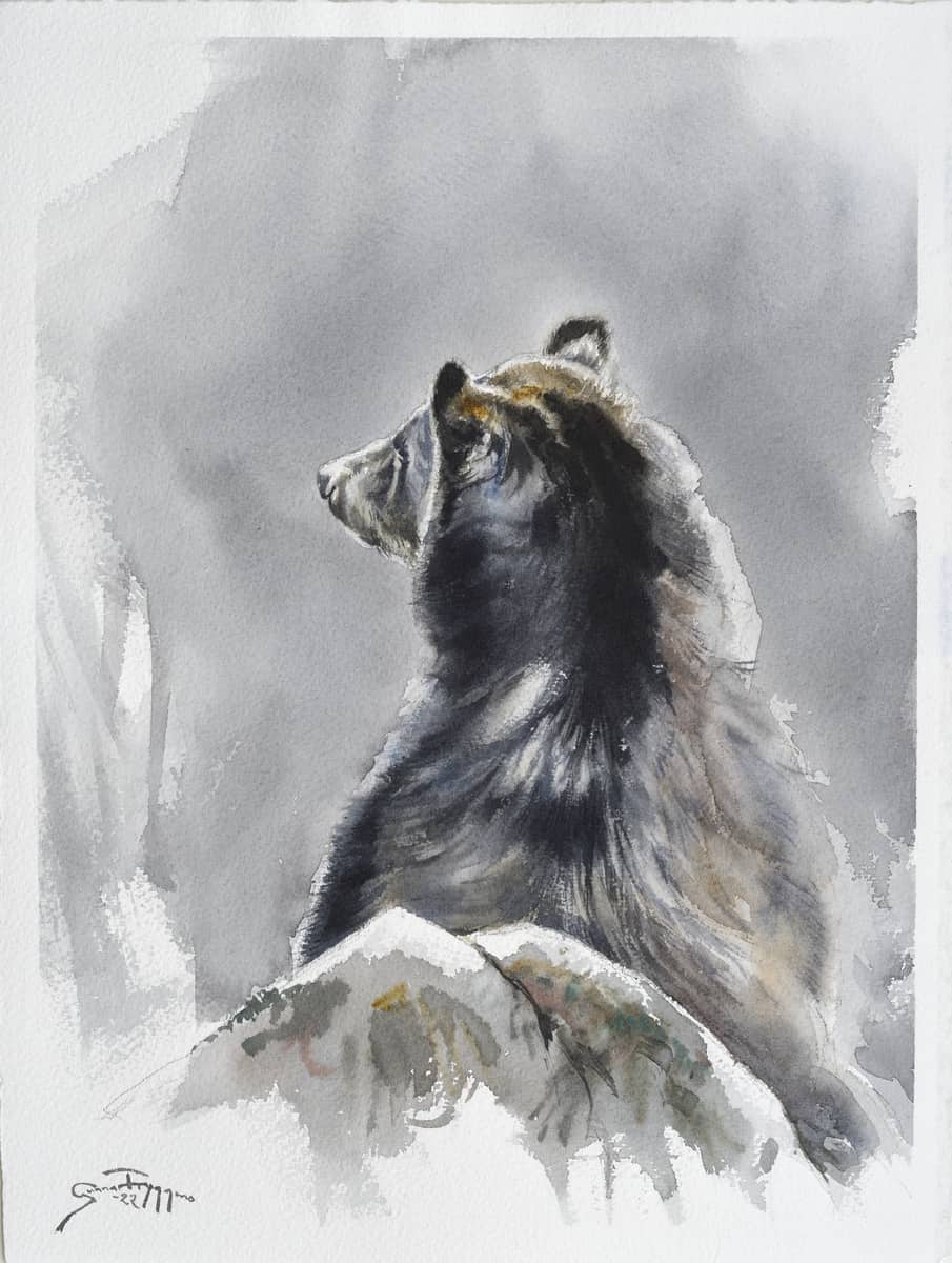 Contemplation Before the Long Sleep - by artist Gunnar Tryggmo – Turner Fine Art