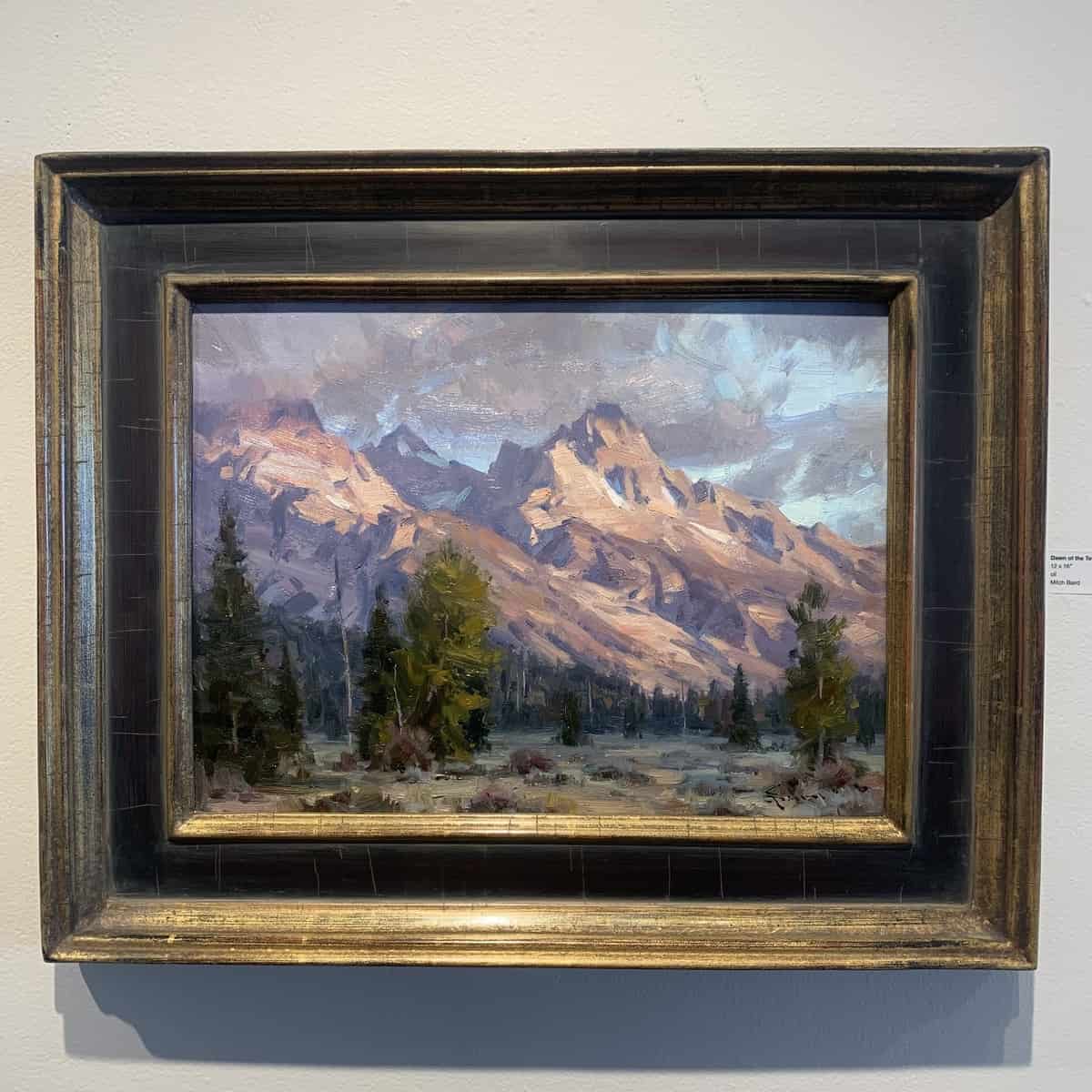 Dawn of the Tetons - by artist Mitch Baird – Turner Fine Art