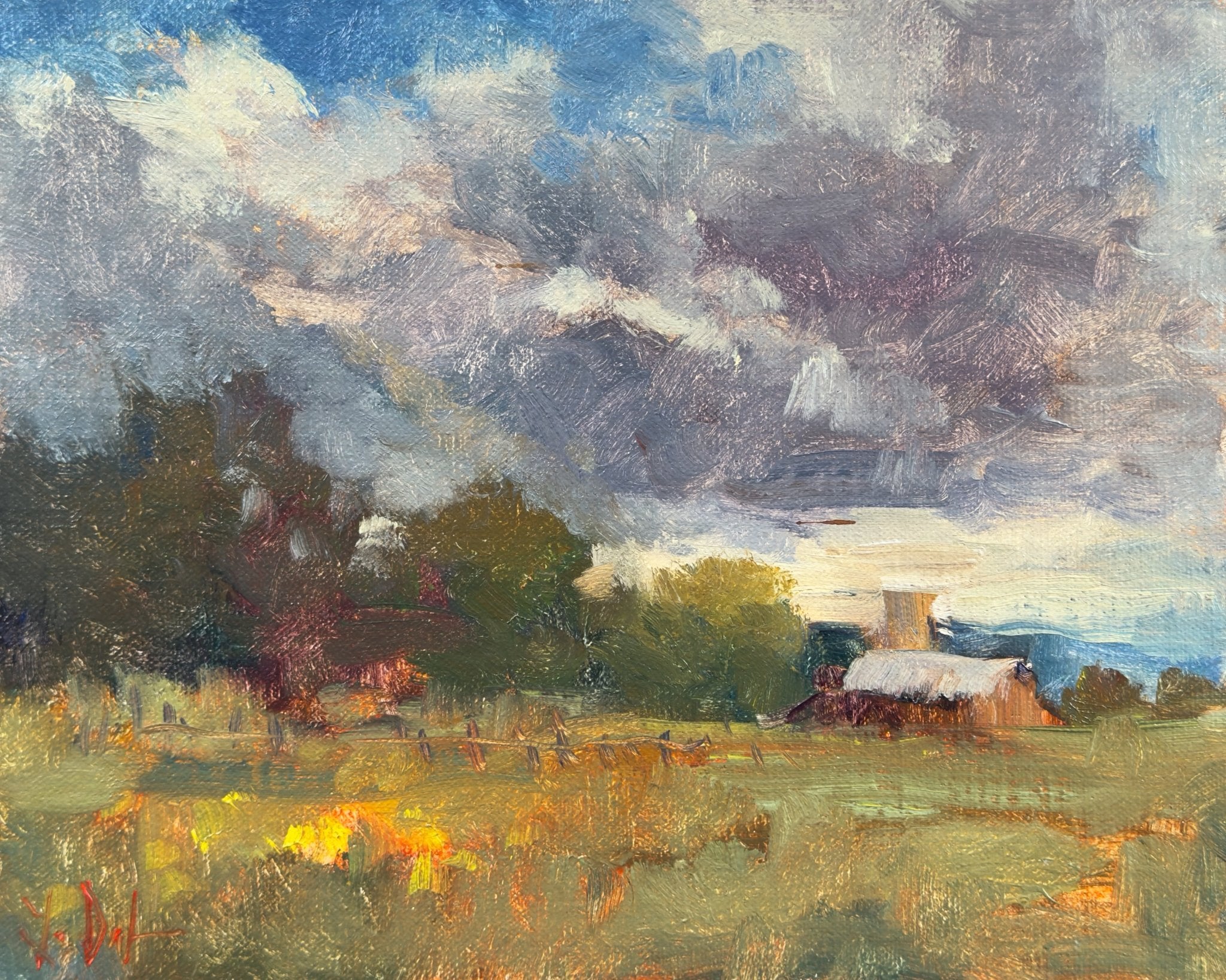 Fresh Air Farm - by artist Lamya Deeb – Turner Fine Art