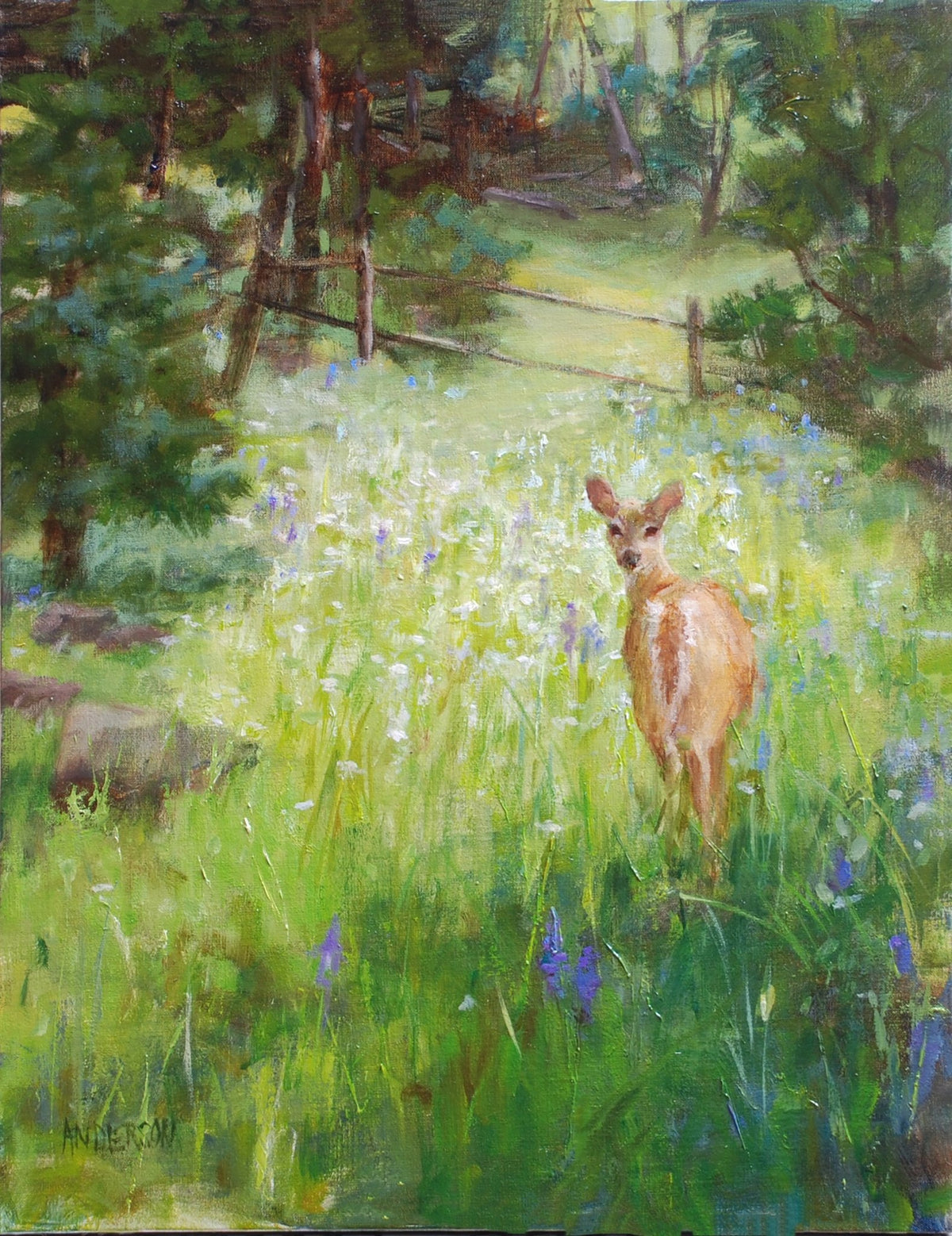 Heading Away - by artist Kathy Anderson – Turner Fine Art