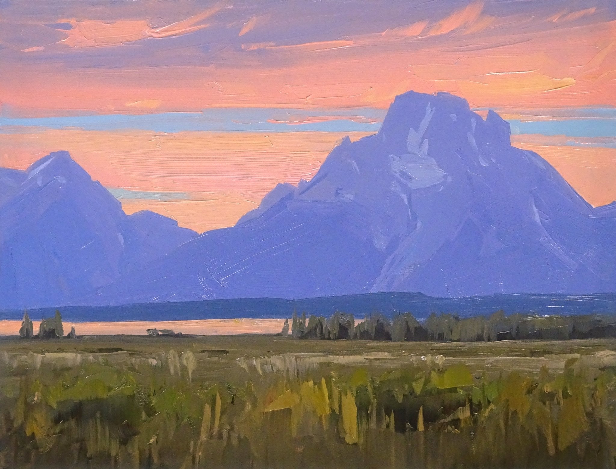 Moran Sunset - by artist Stacey Peterson – Turner Fine Art