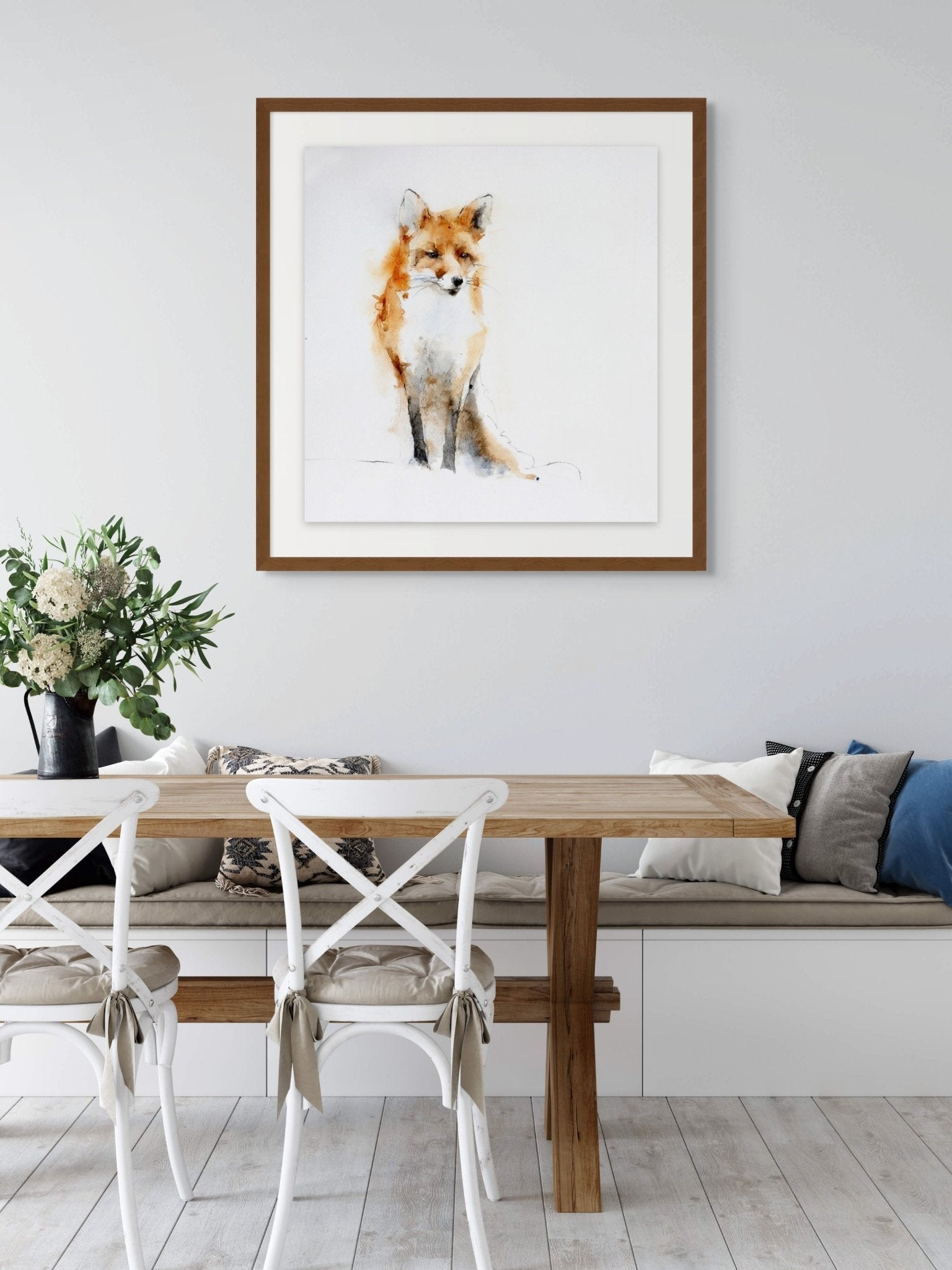 One O'Clock Fox - by artist Kathryn Mapes Turner – Turner Fine Art