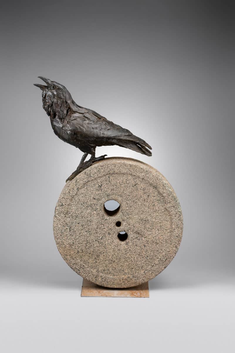 Raven Celebrates Inventing the Wheel - by artist Paul Rhymer – Turner Fine Art