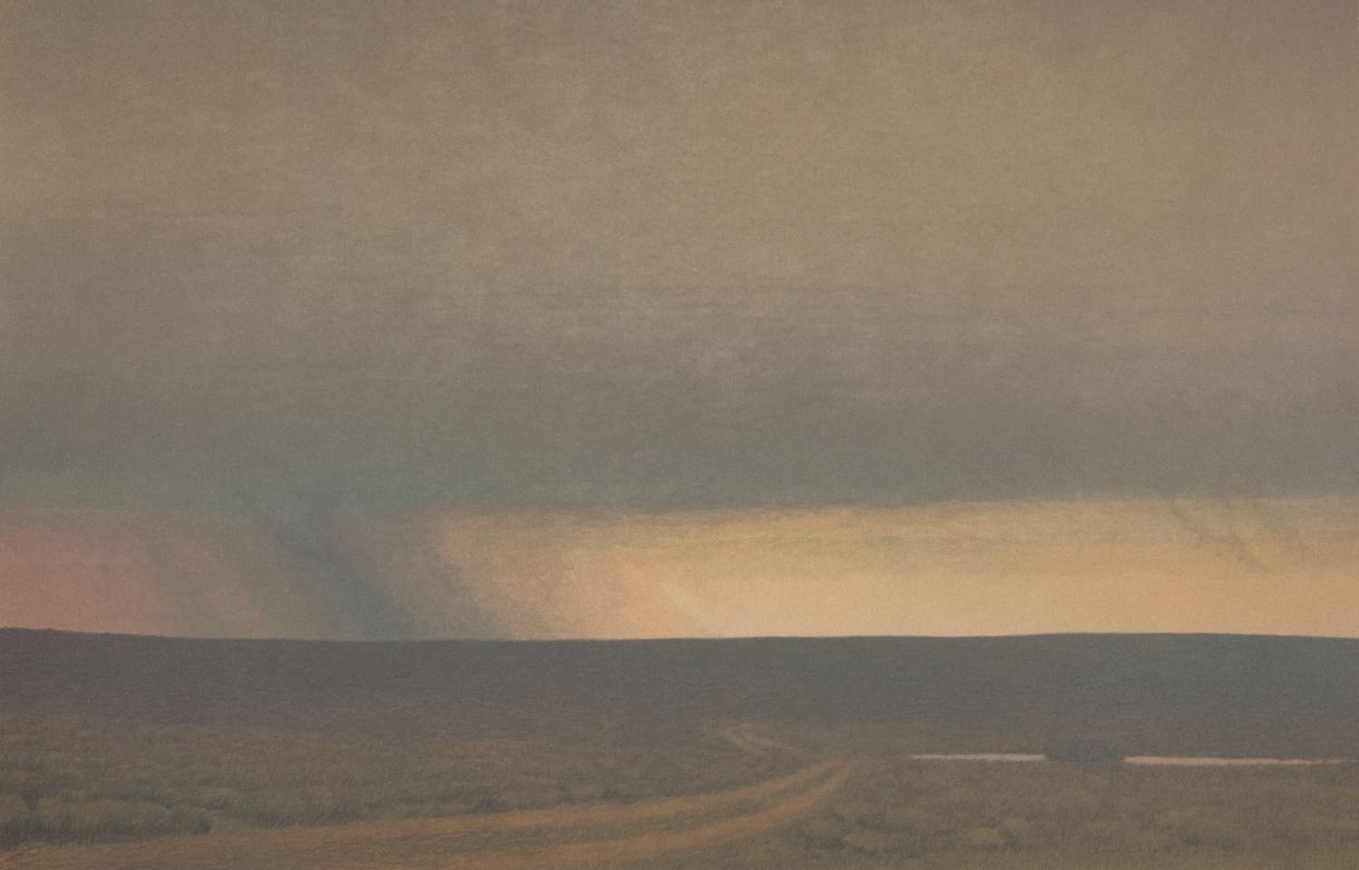 Storm Across the Prairie - by artist Russell Chatham – Turner Fine Art