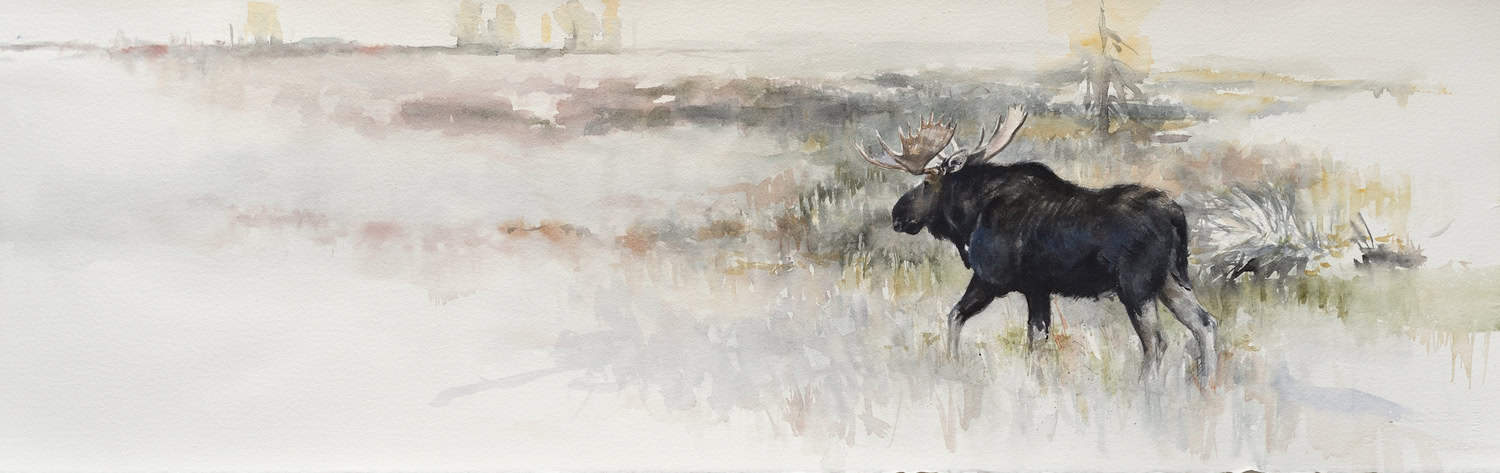 Strolling - by artist Gunnar Tryggmo – Turner Fine Art