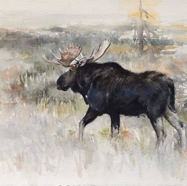 Strolling - by artist Gunnar Tryggmo – Turner Fine Art