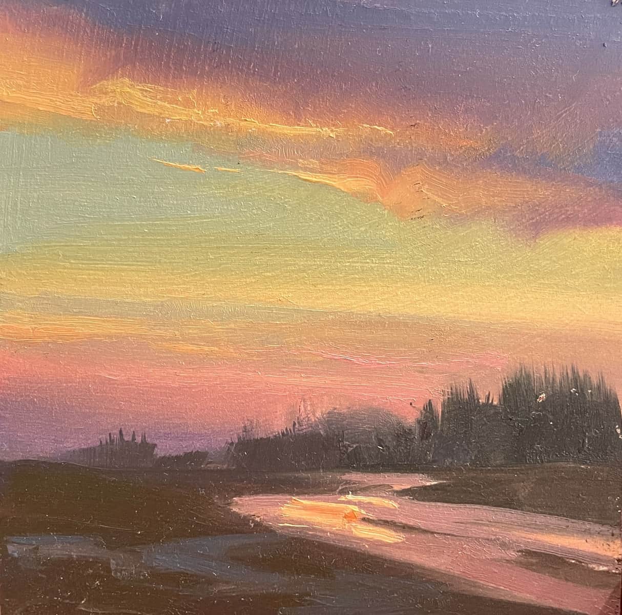 Study: Calm of the Evening - by artist Michael Albrechtsen – Turner Fine Art