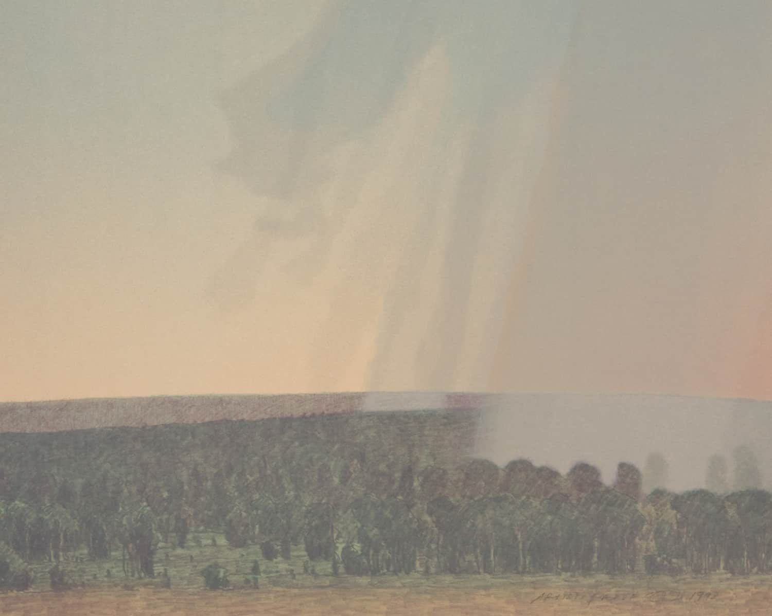 Summer Storm - by artist Russell Chatham – Turner Fine Art