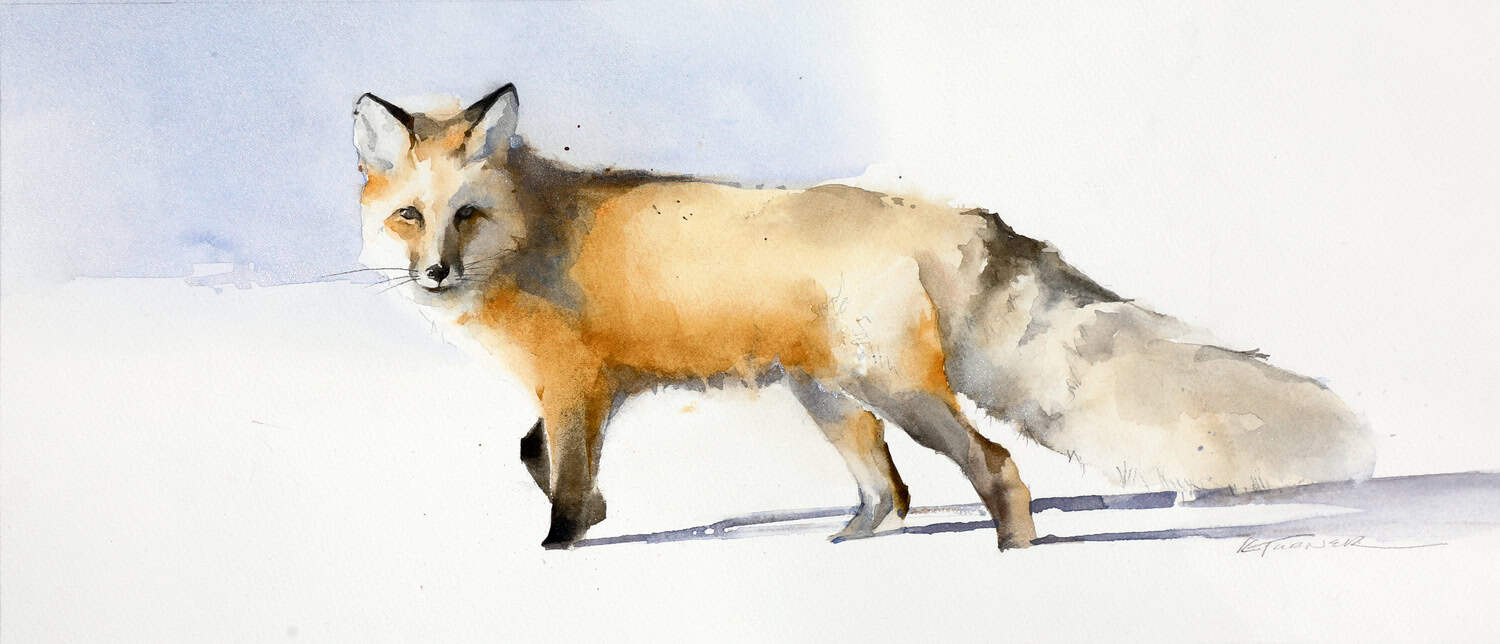 Winter Trailblazer - by artist Kathryn Mapes Turner – Turner Fine Art