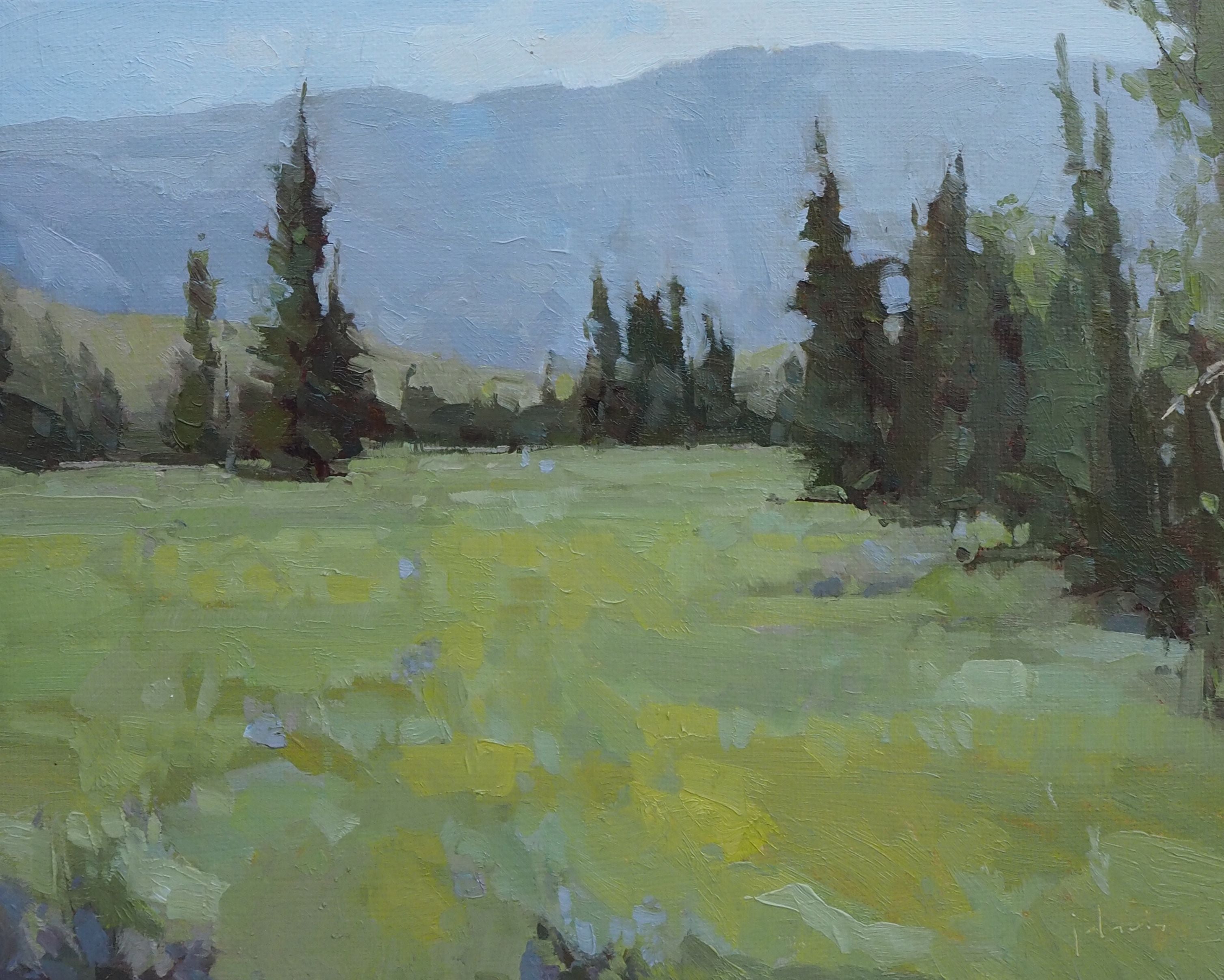 Shades of Green and Violet