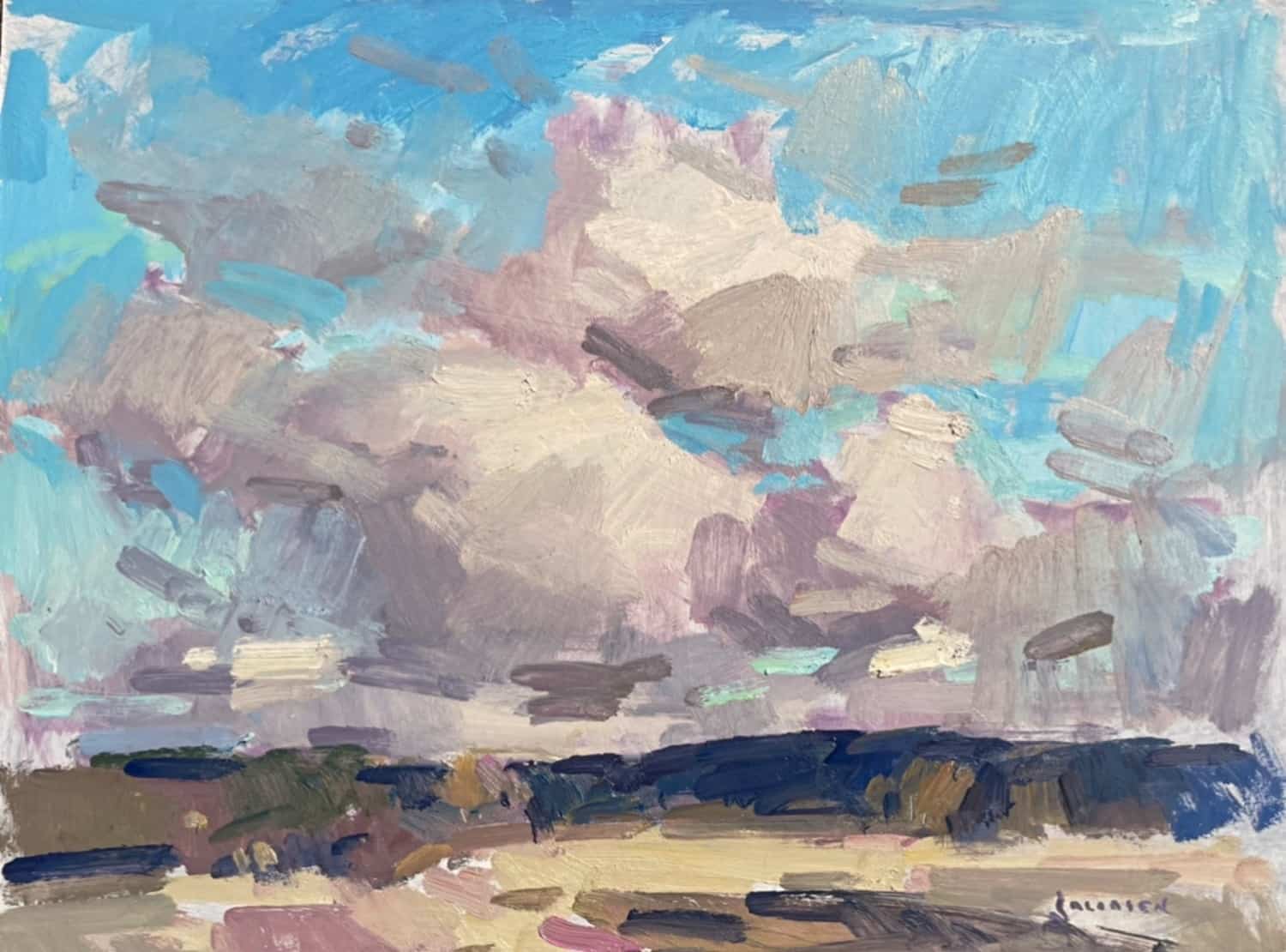 Afternoon Clouds - by artist Eric Jacobsen – Turner Fine Art