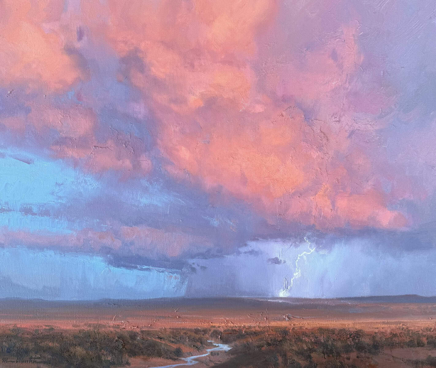 Between Light and Darkness - by artist Michael Albrechtsen – Turner Fine Art