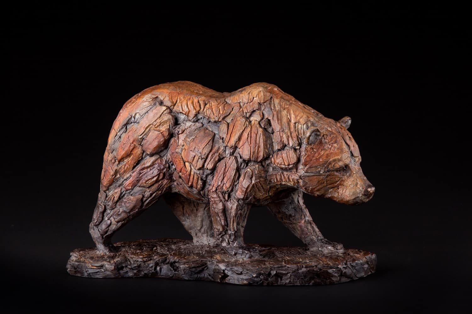 Big Bear Walking - by artist Mark Edward Adams – Turner Fine Art