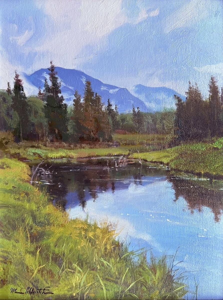 Calm - by artist Michael Albrechtsen – Turner Fine Art