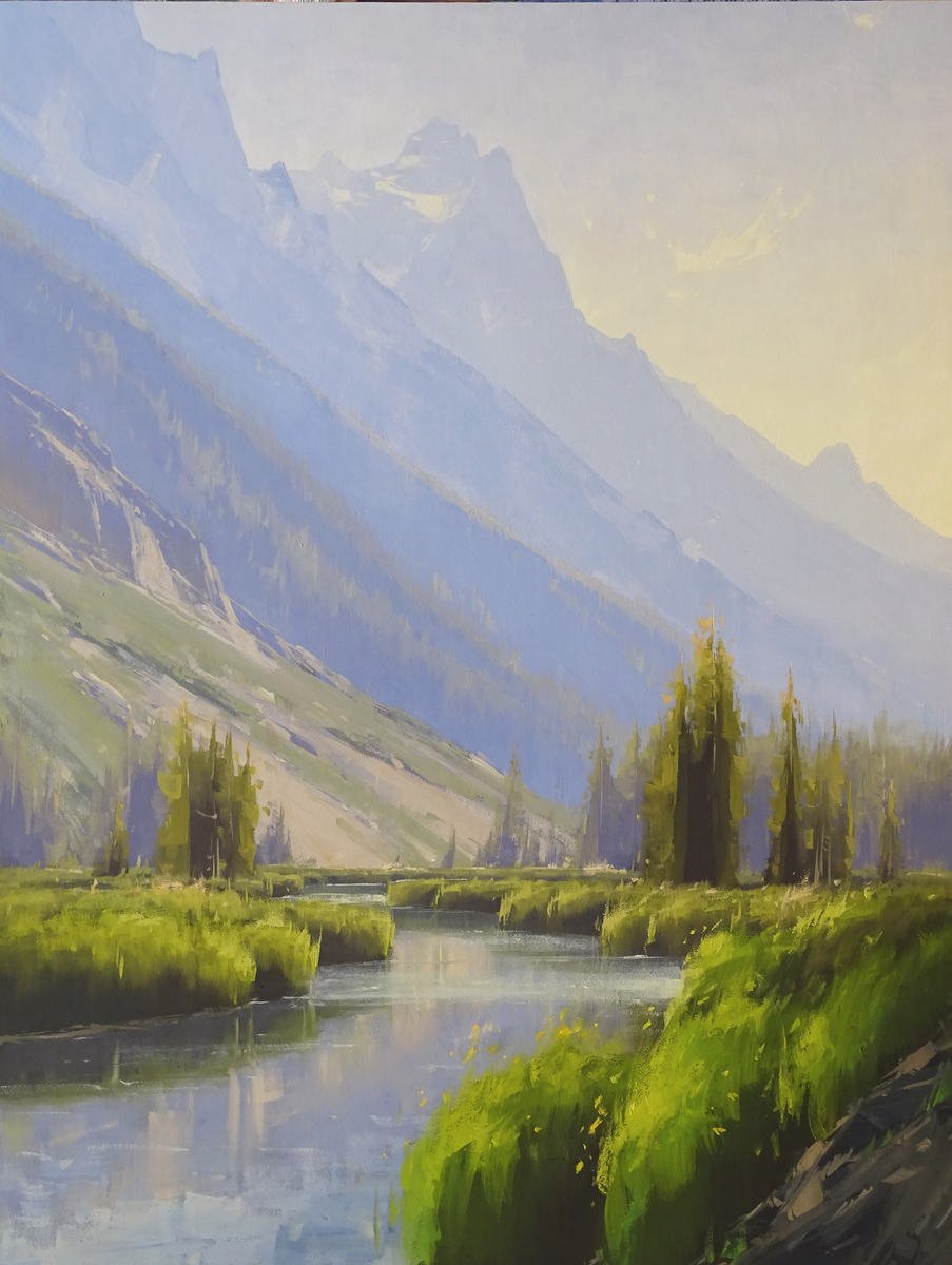 Cascade Canyon Summer - by artist Stacey Peterson – Turner Fine Art