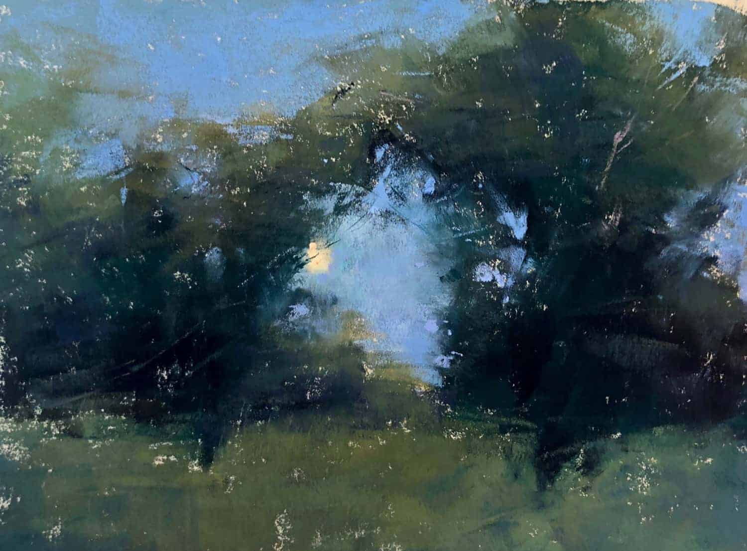 Cottonwood Blues - by artist Jacob Aguiar – Turner Fine Art