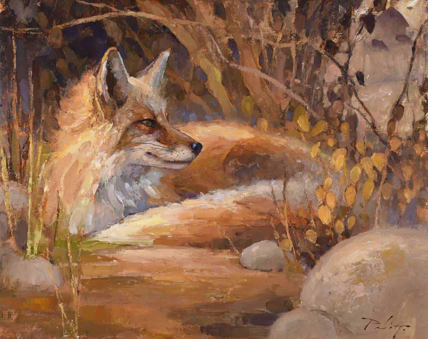 Curling Up - by artist Kyle Paliotto – Turner Fine Art