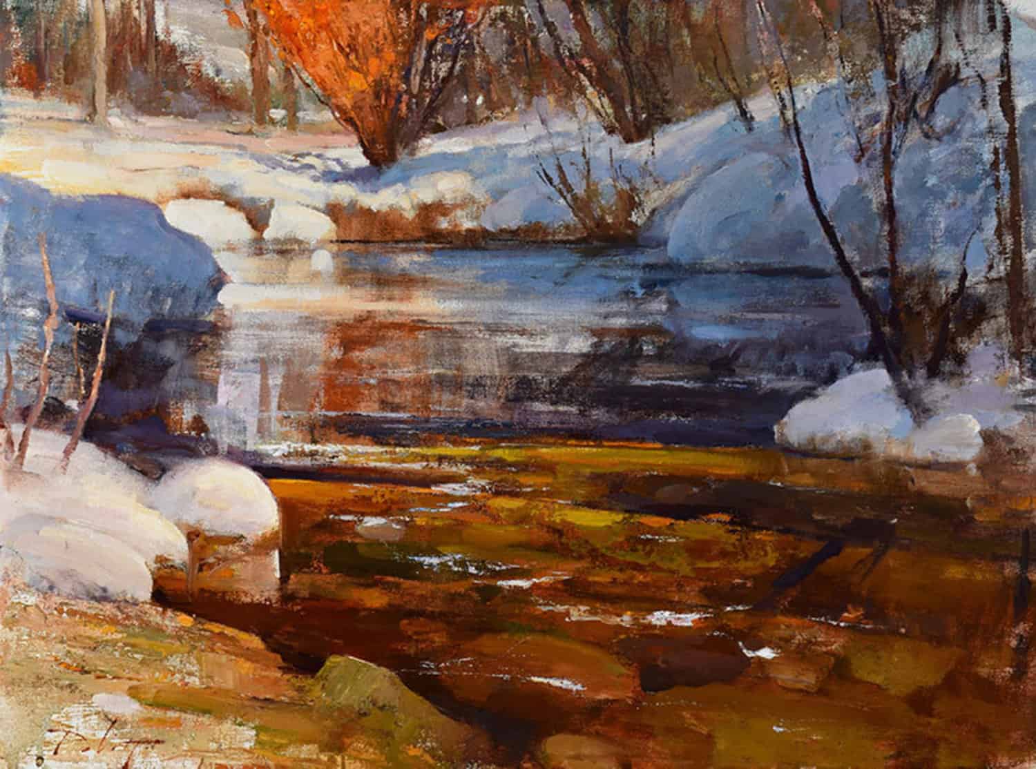 Deep Snow - by artist Kyle Paliotto – Turner Fine Art