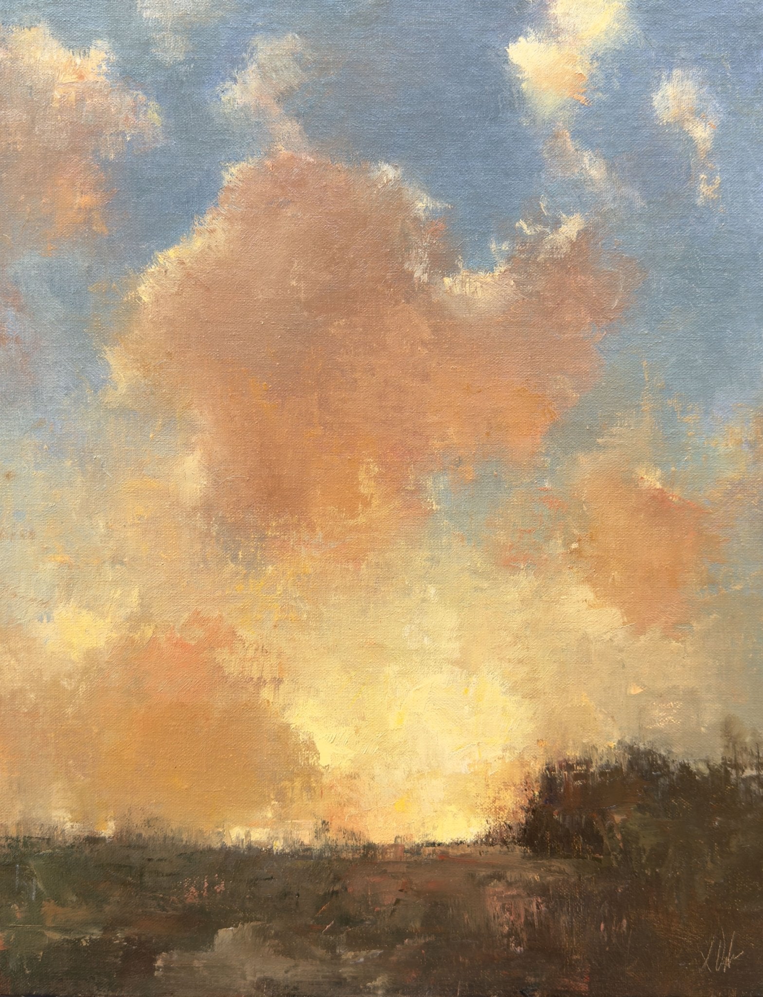 Evening Float - by artist Lamya Deeb – Turner Fine Art