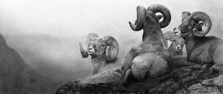 Hall of the Mountain Kings - by artist Ray Brown – Turner Fine Art