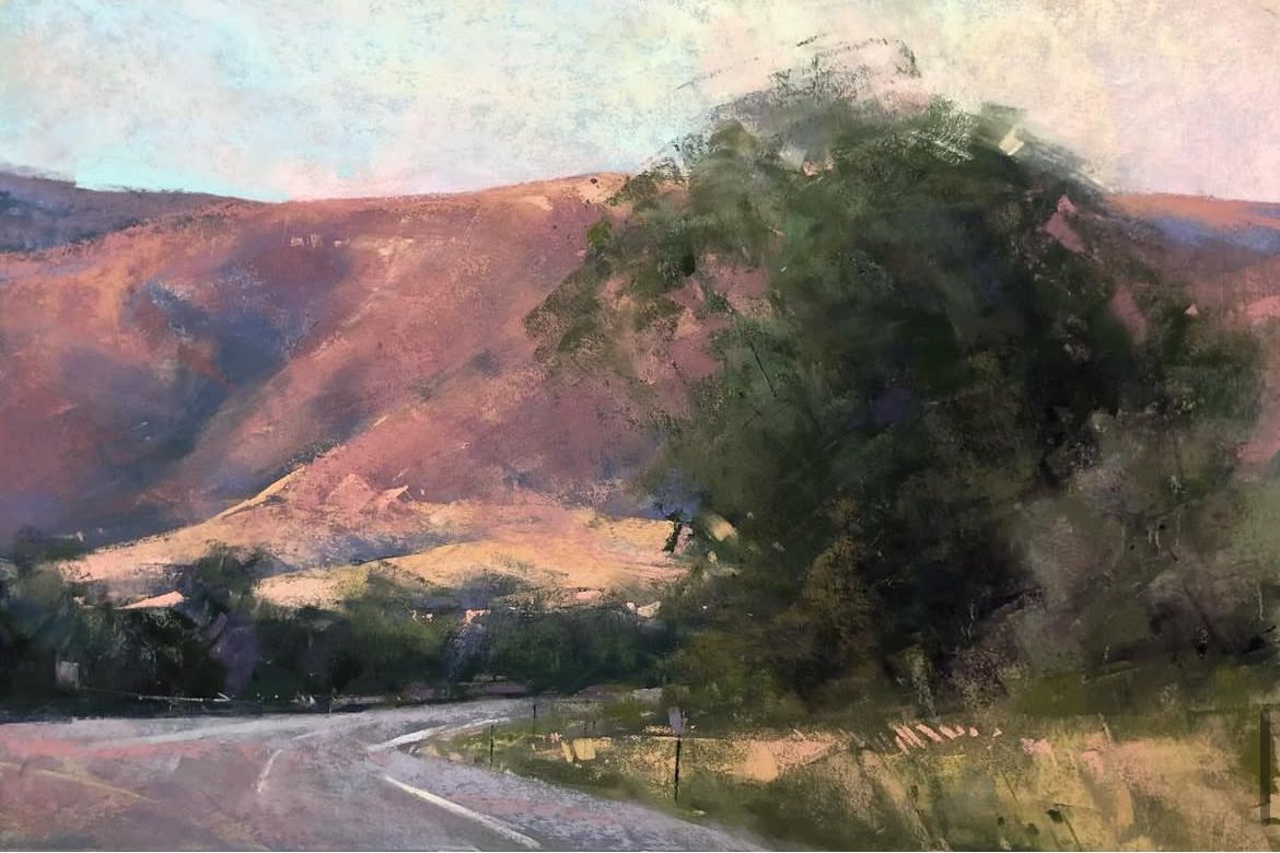 Heading Out of Town at Dusk - by artist Jacob Aguiar – Turner Fine Art