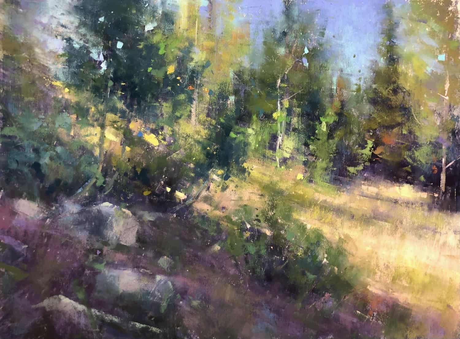 Hike Near Jenny Lake - by artist Jacob Aguiar – Turner Fine Art