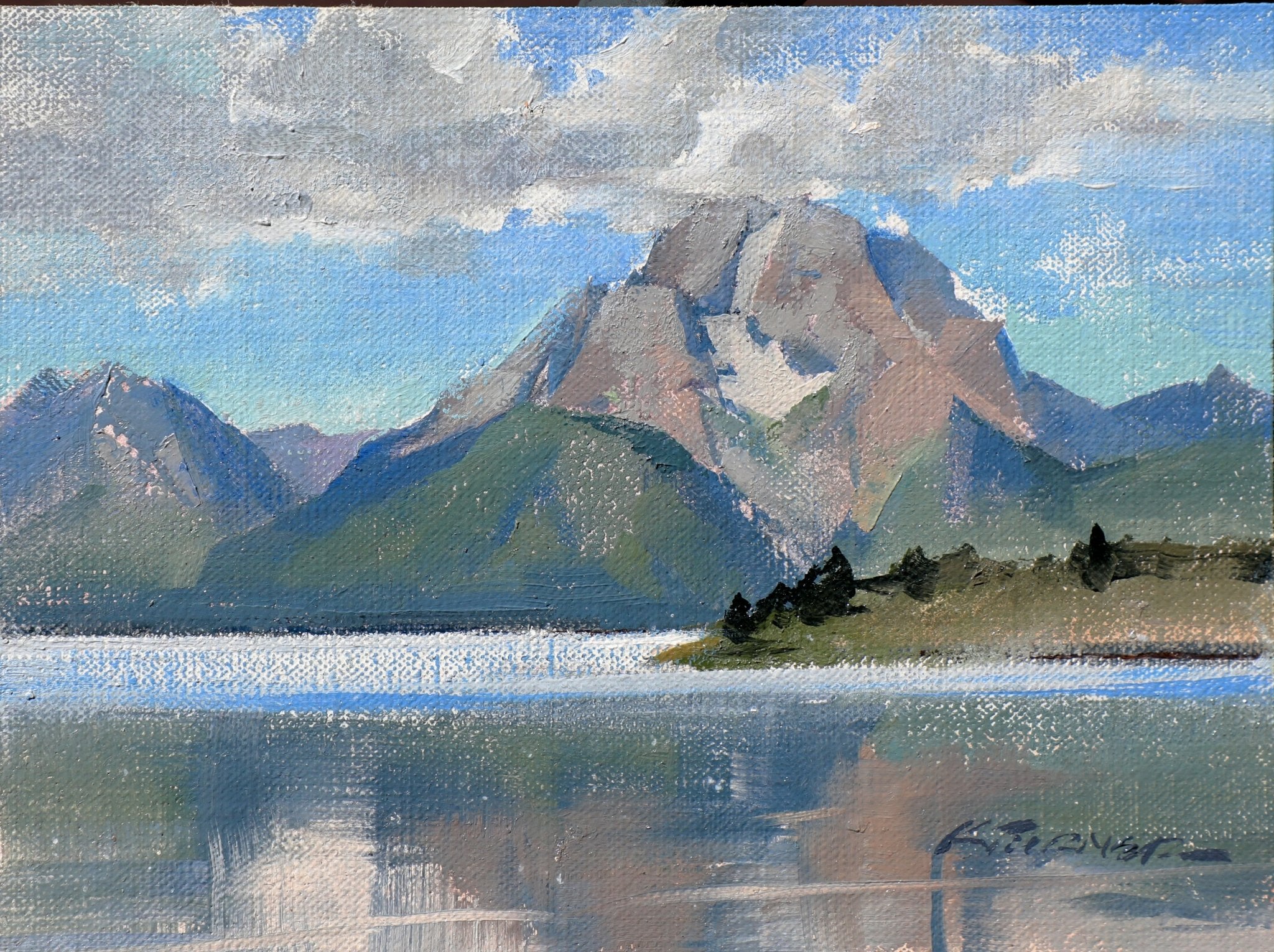 Jackson Lake Summer - by artist Kathryn Mapes Turner – Turner Fine Art