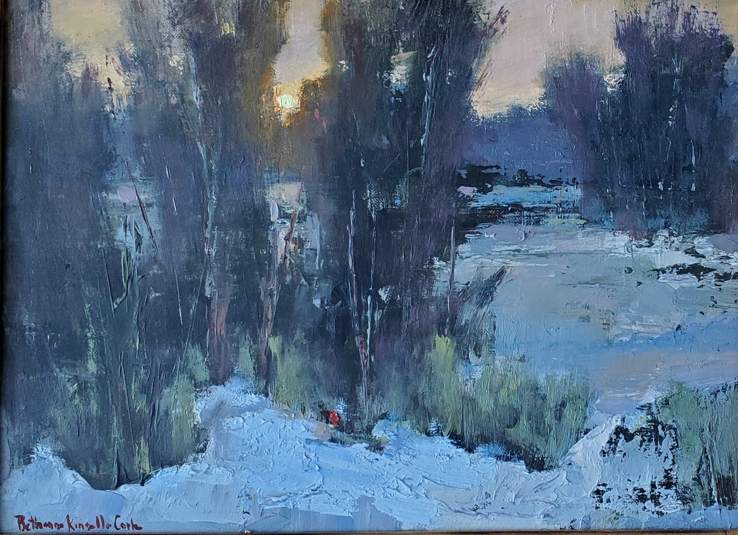 Last Snow - by artist Bethanne Kinsella Cople – Turner Fine Art