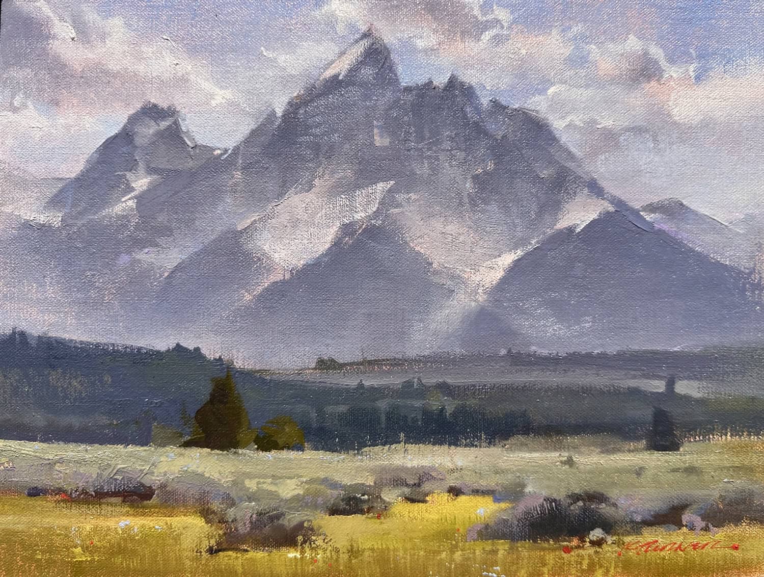 Low Snow Line - by artist Kathryn Mapes Turner – Turner Fine Art