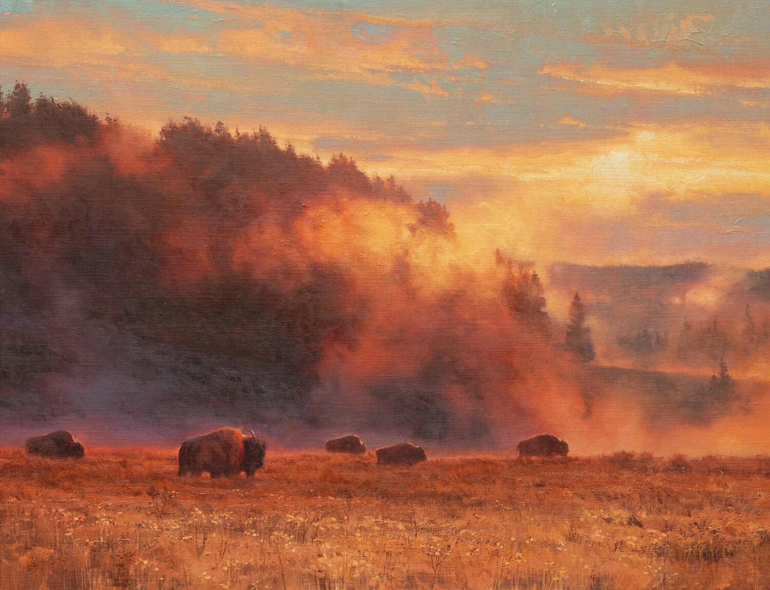 Morning Glory - by artist Michael Albrechtsen – Turner Fine Art