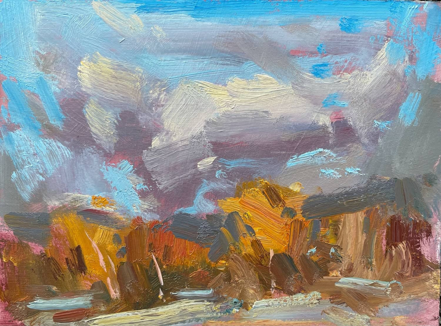 Moving Clouds - by artist Eric Jacobsen – Turner Fine Art