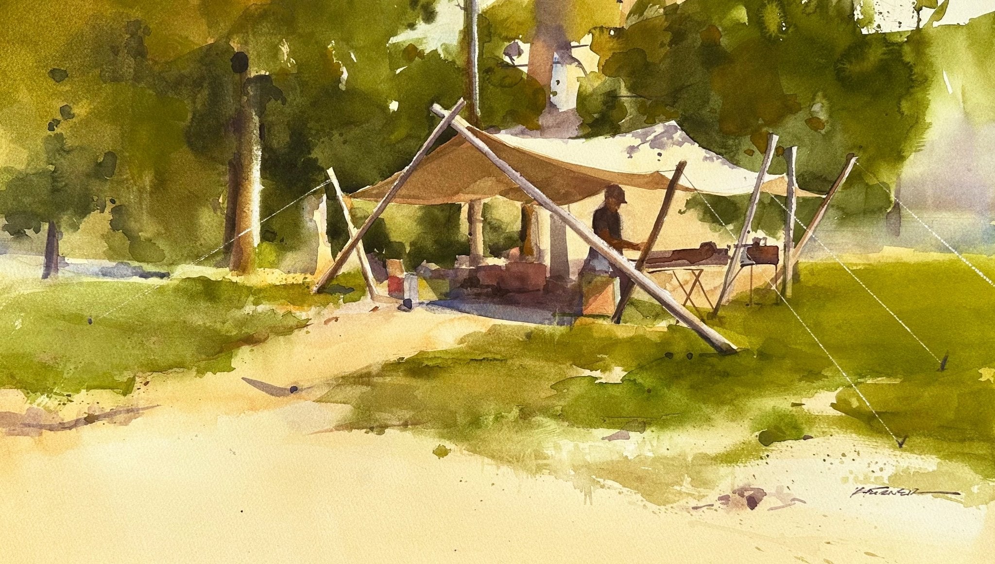 North Fork Fly Giclée - by artist Kathryn Mapes Turner – Turner Fine Art