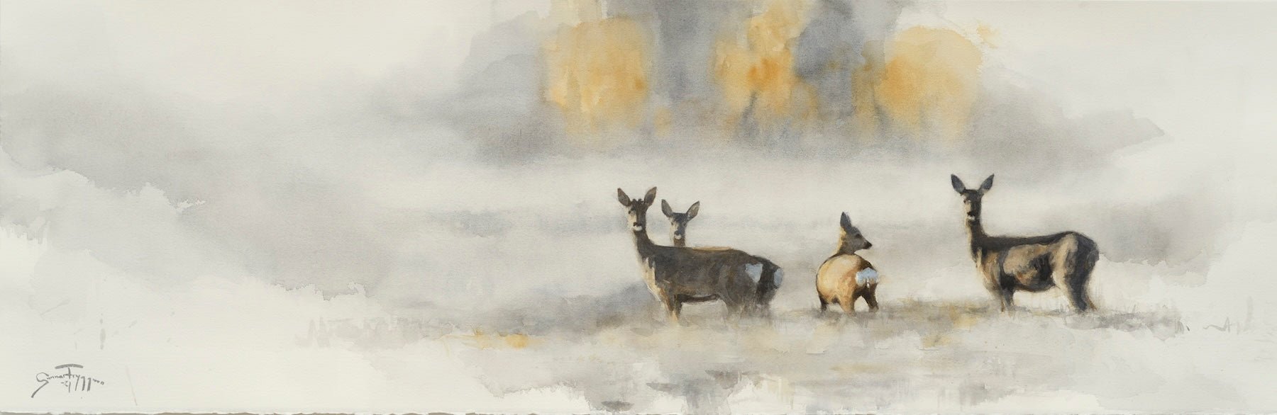 October Mist - by artist Gunnar Tryggmo – Turner Fine Art
