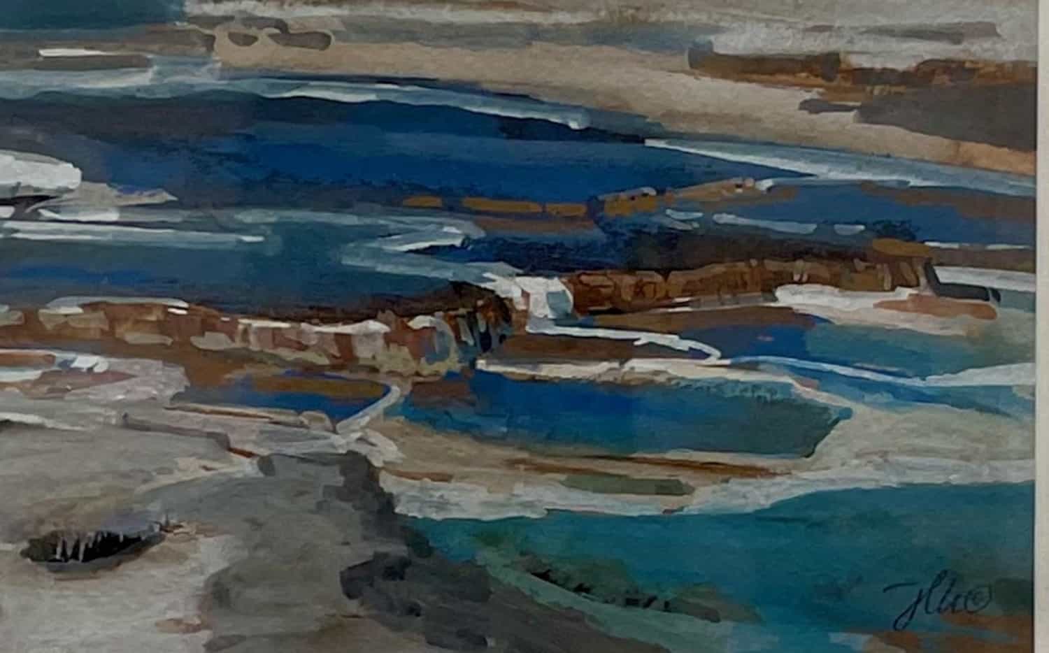 Sapphire and Cerulean - by artist Jennifer Hoffman – Turner Fine Art