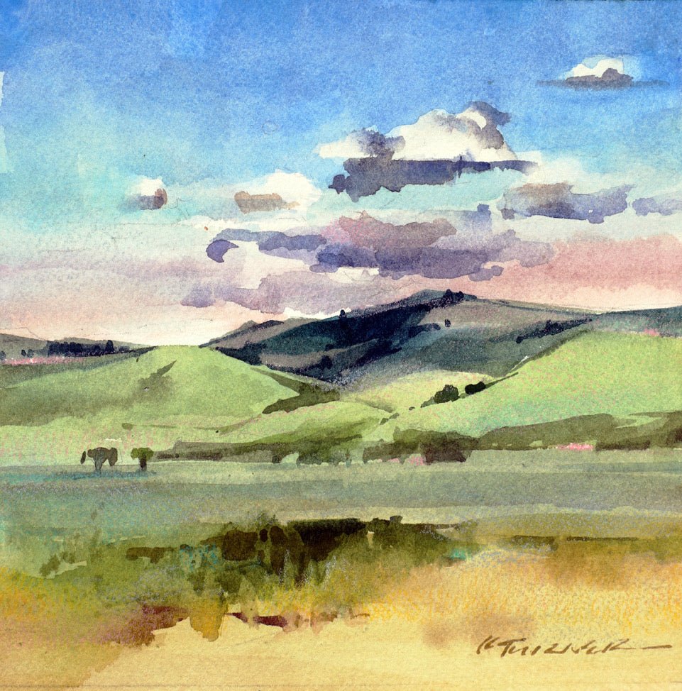 Spring in the Gros Ventres - by artist Kathryn Mapes Turner – Turner Fine Art