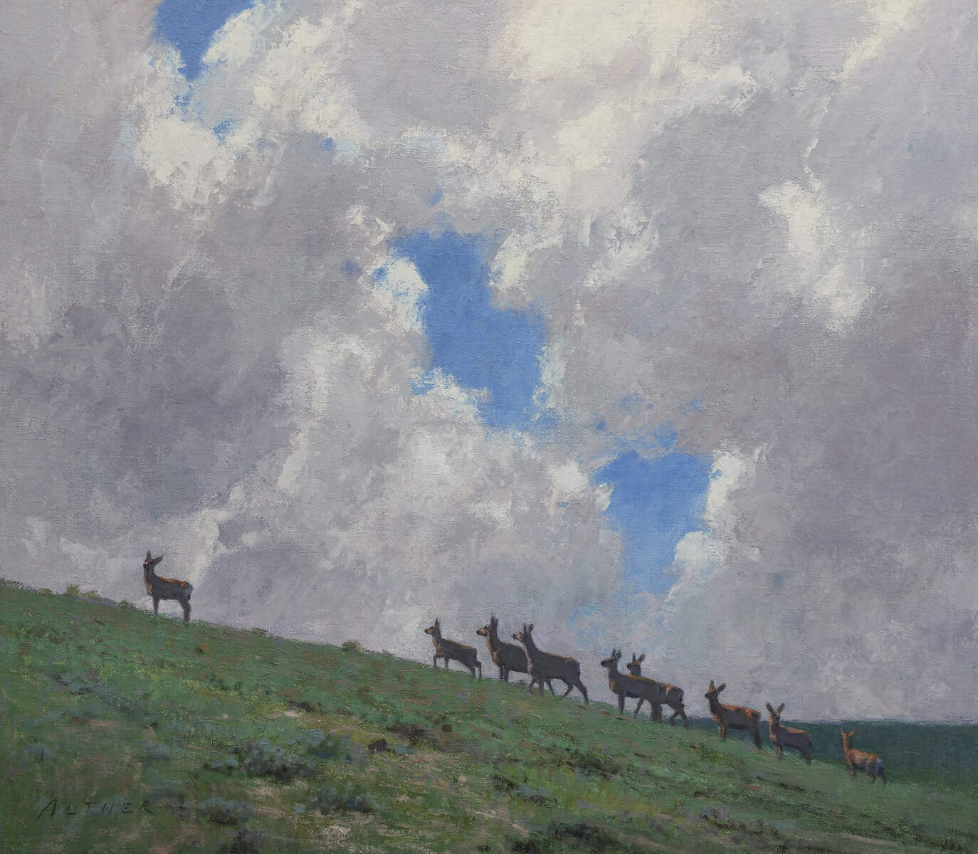 Spring Parade - by artist William Alther – Turner Fine Art