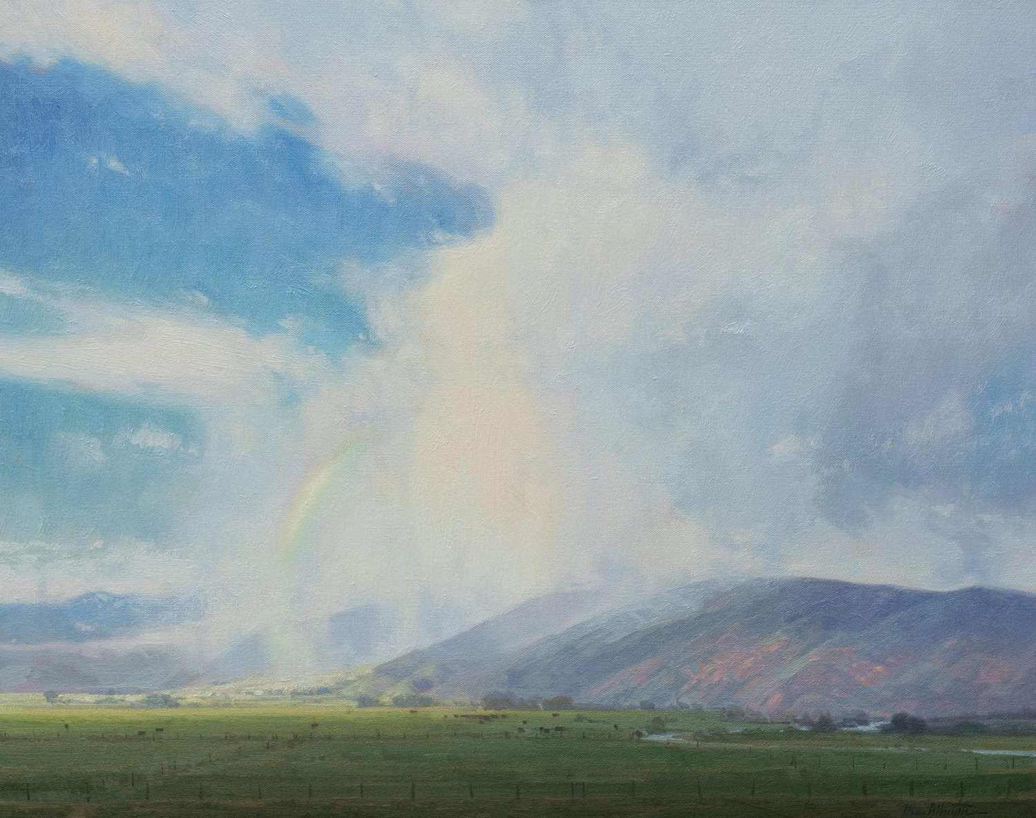 Spring Snow - by artist Michael Albrechtsen – Turner Fine Art