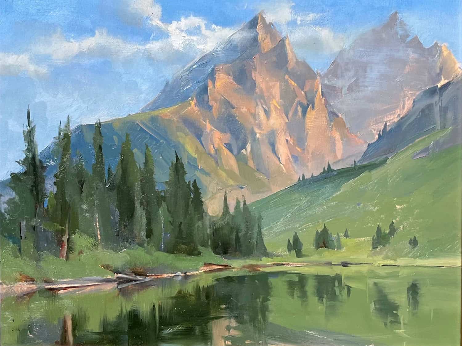 String Lake Evening - by artist Kathryn Mapes Turner – Turner Fine Art