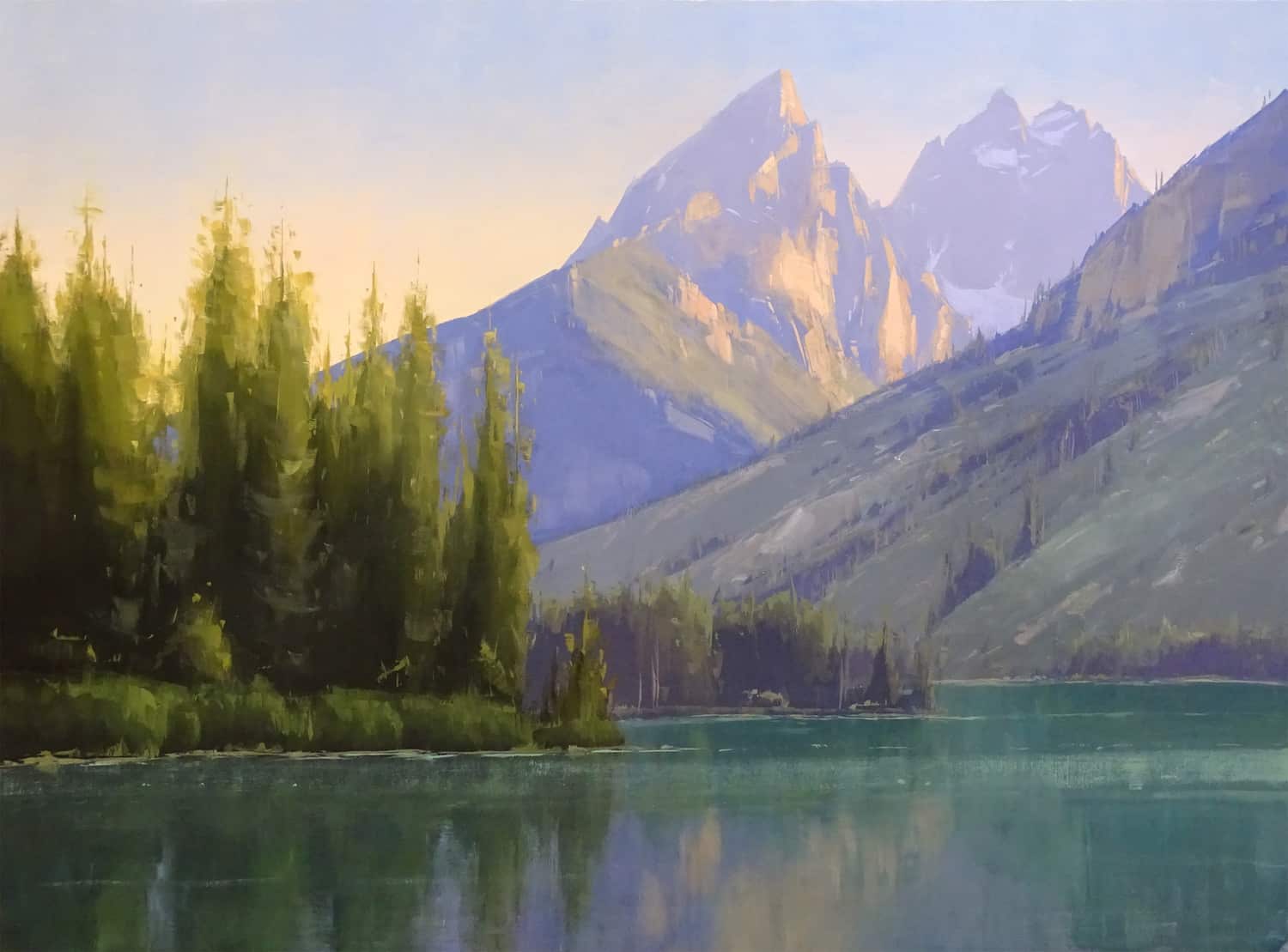 String Lake Evening - by artist Stacey Peterson – Turner Fine Art