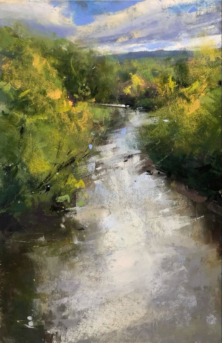 Study for Big Goose Creek - by artist Jacob Aguiar – Turner Fine Art