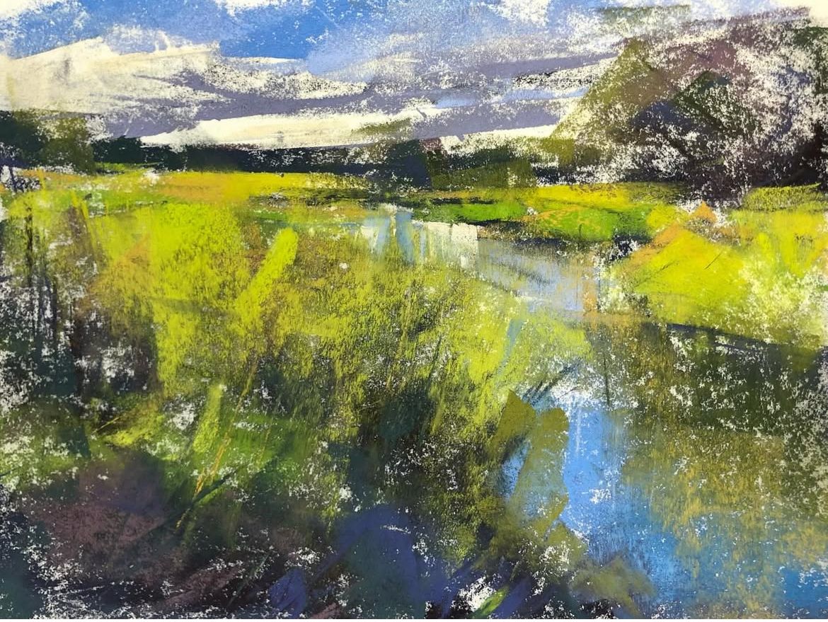 Study for Westlands at Midday - by artist Jacob Aguiar – Turner Fine Art