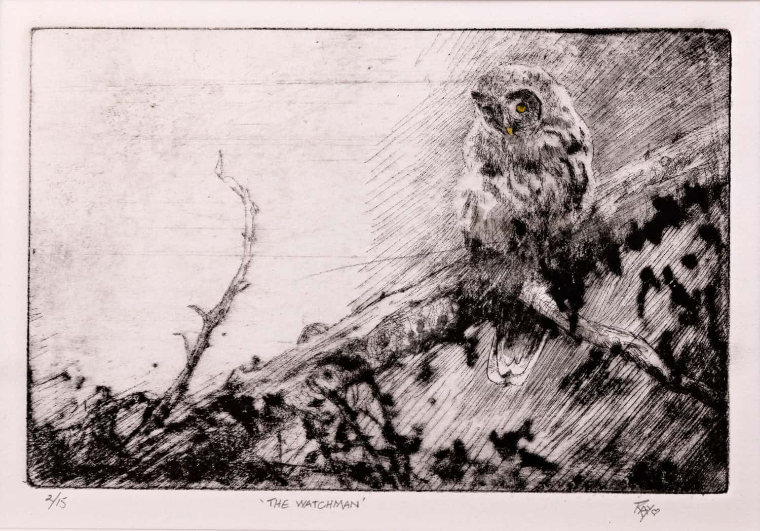 The Watchman - by artist Ray Brown – Turner Fine Art