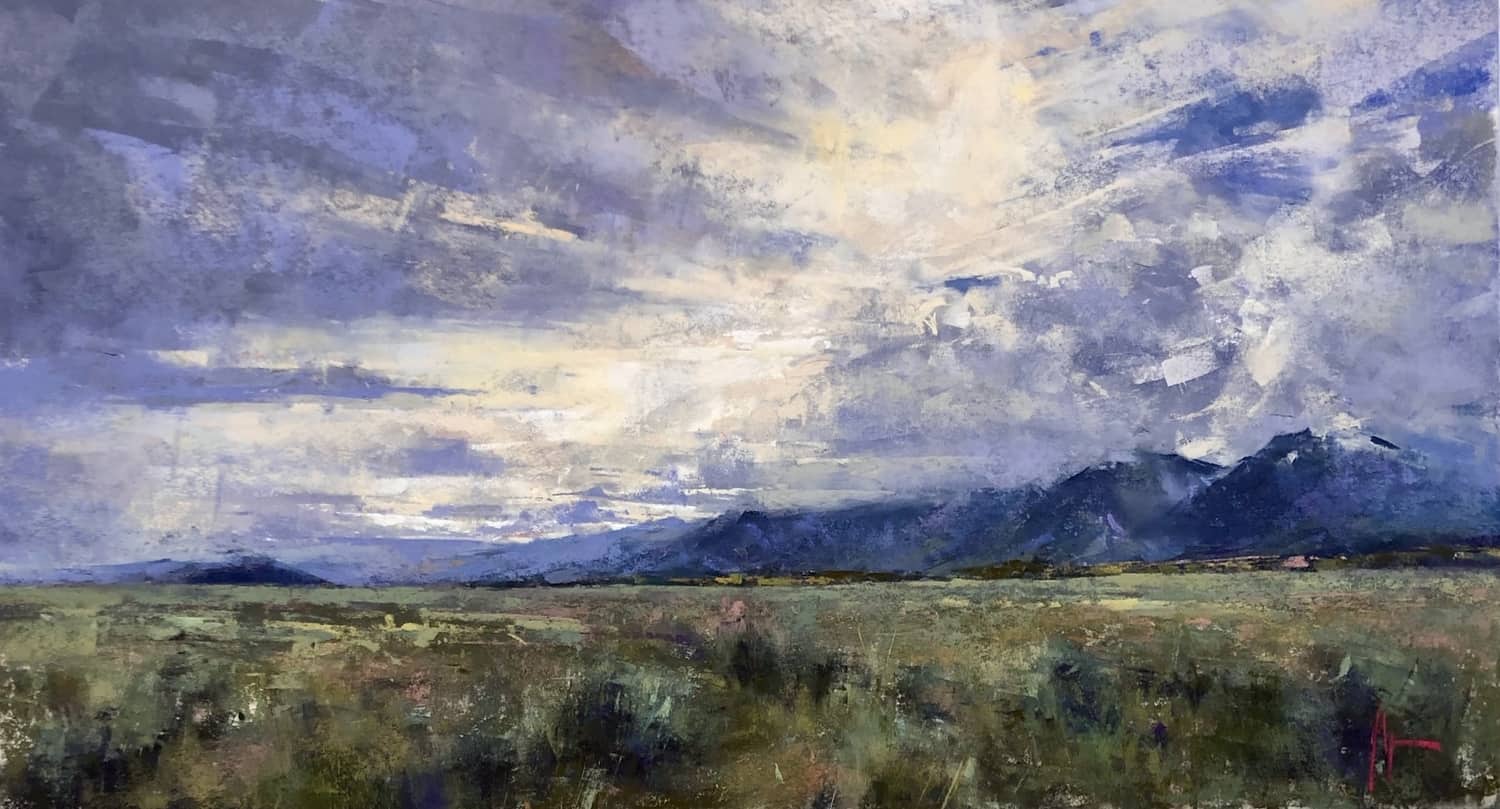 Violet Glow - by artist Jacob Aguiar – Turner Fine Art