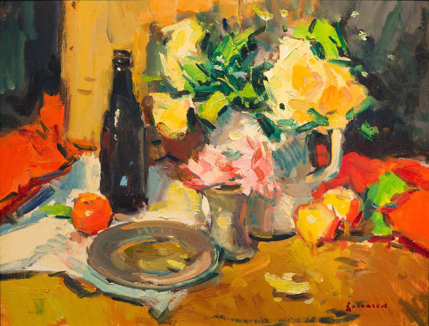 Yellow Roses - by artist Eric Jacobsen – Turner Fine Art