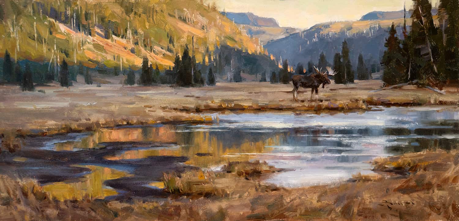 Yellowstone Transition - by artist Mitch Baird – Turner Fine Art