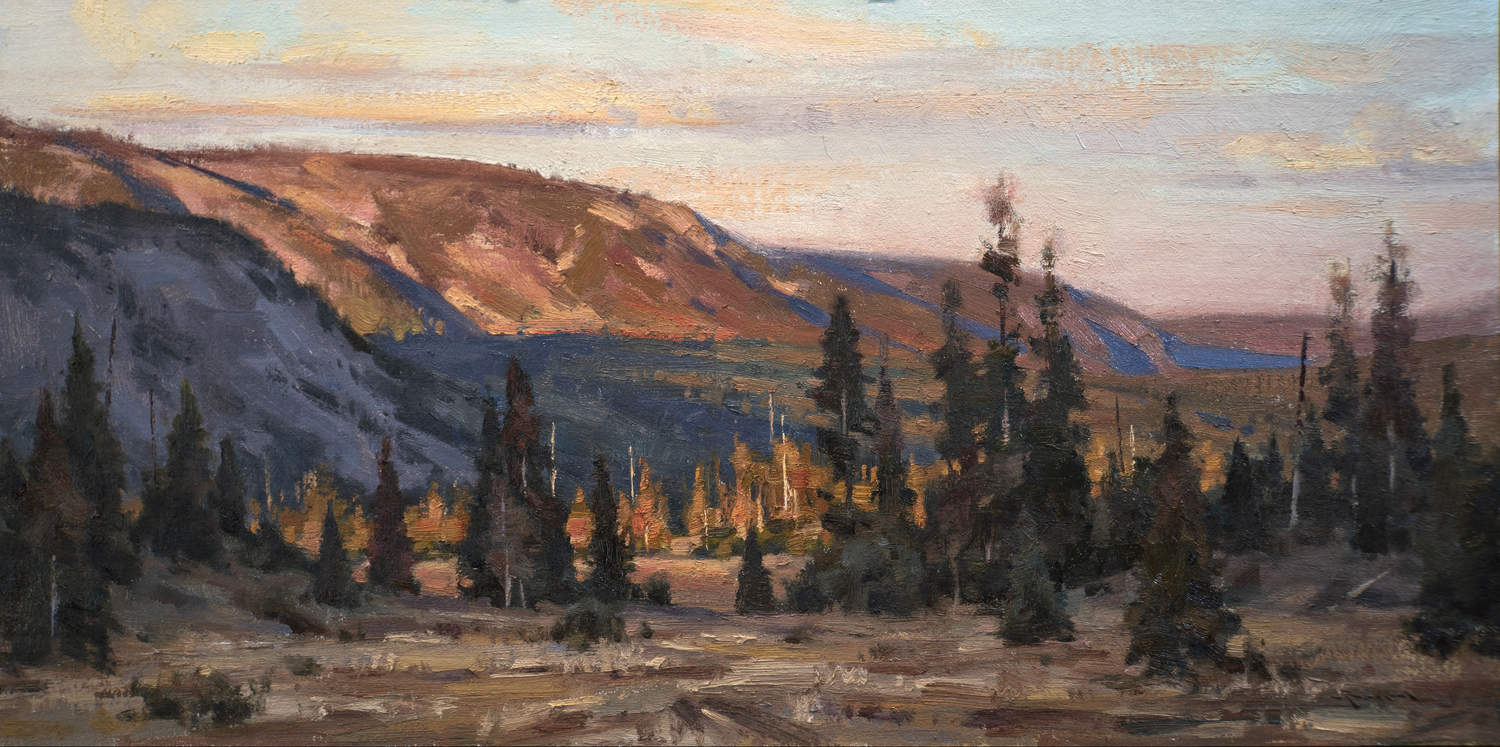 Yellowstone Twilight - by artist Mitch Baird – Turner Fine Art