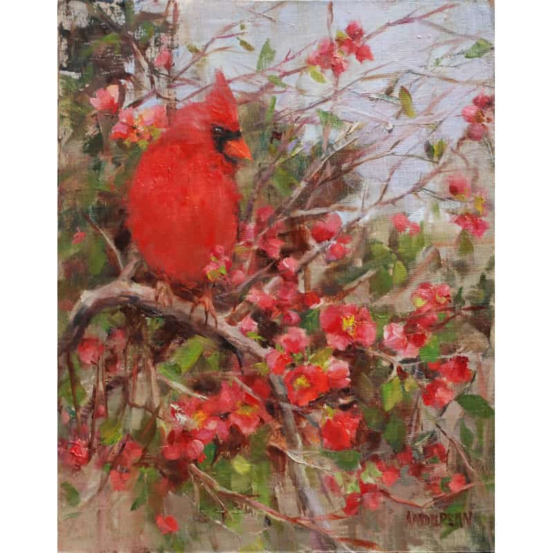 Cardinal and Quince